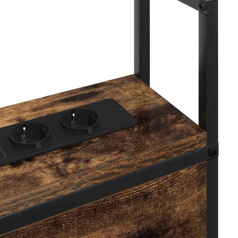 SZAFKA Z ŁADOWANIEM WĘDZONY DĄB 200CM