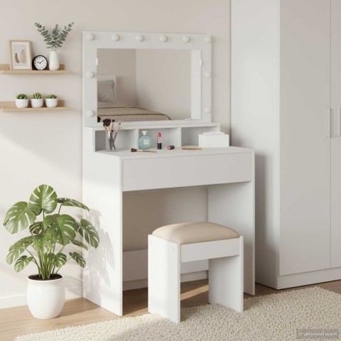 VidaXL Toaletka Biały 75,5 x 41 x 135 cm Materiał drewnopochodny