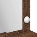VidaXL Toaletka Brązowy dąb 100 x 41 x 135 cm Materiał drewnopochodny