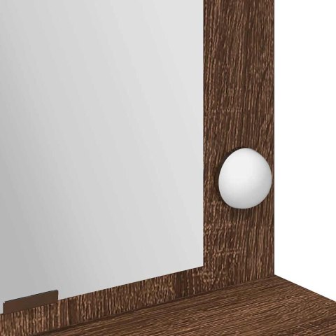 VidaXL Toaletka Brązowy dąb 100 x 41 x 135 cm Materiał drewnopochodny