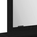 VidaXL Toaletka Czarny Dąb 50 x 41 x 140 cm Materiał drewnopochodny
