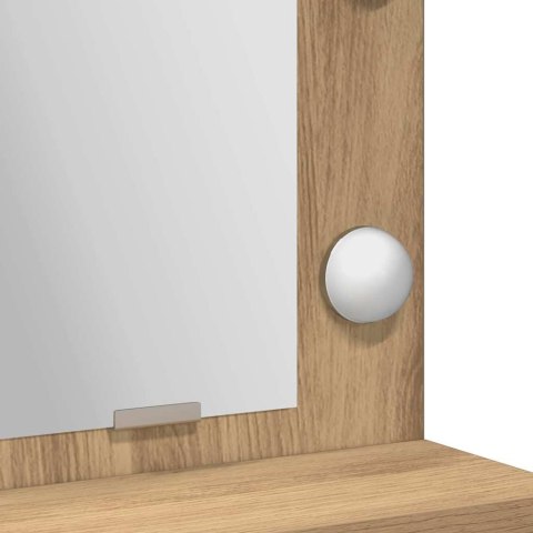 TOALETKA Z SZUFLADĄ Z PÓŁKĄ DĄB RZEMIEŚLNICZY 50X41X135CM