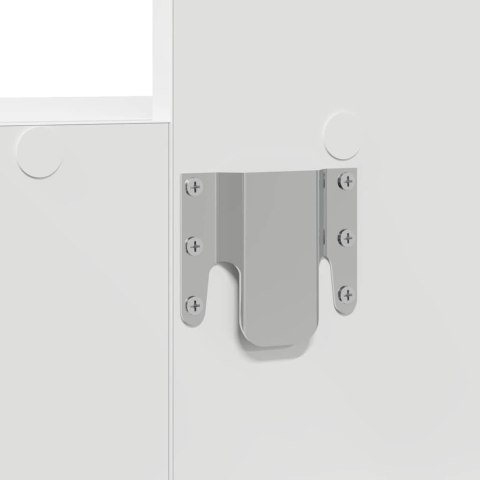 VidaXL Toaletka Biały 60 x 40 x 70 cm Materiał drewnopochodny