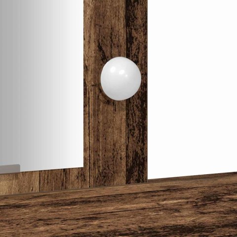 VidaXL Toaletka Brązowy 102 x 33 x 135 cm Materiał drewnopochodny