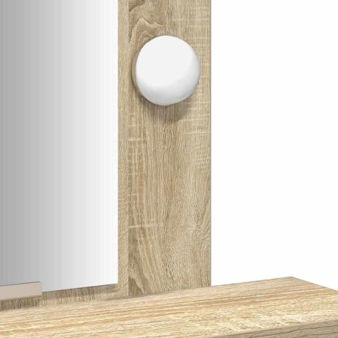 VidaXL Toaletka Brązowy 50 x 41 x 140 cm Materiał drewnopochodny