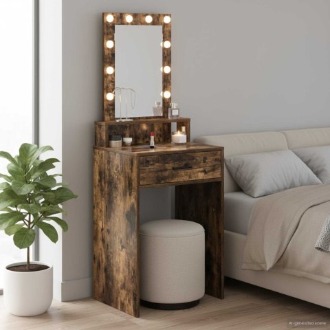 VidaXL Toaletka Brązowy 50 x 41 x 140 cm Materiał drewnopochodny