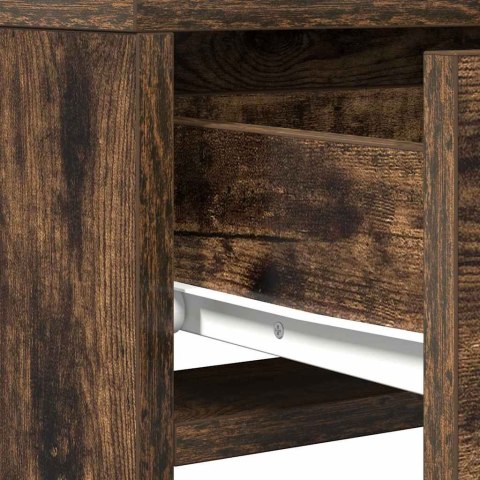 VidaXL Toaletka Brązowy 50 x 41 x 140 cm Materiał drewnopochodny