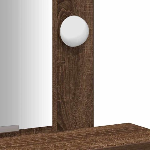 VidaXL Toaletka Brązowy 50 x 41 x 140 cm Materiał drewnopochodny