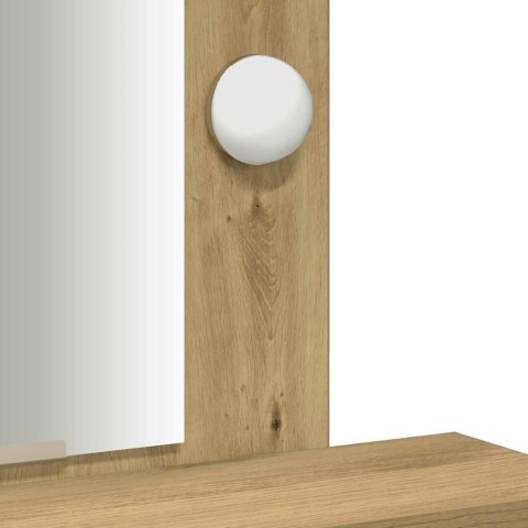 VidaXL Toaletka Brązowy 50 x 41 x 140 cm Materiał drewnopochodny