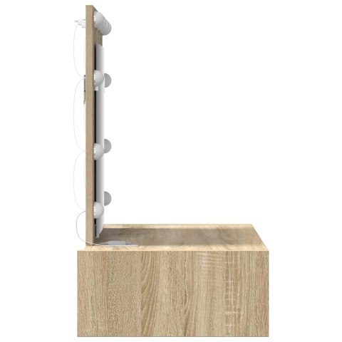 VidaXL Toaletka Brązowy 60 x 40 x 70 cm Materiał drewnopochodny