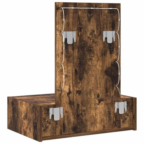 VidaXL Toaletka Brązowy 60 x 40 x 70 cm Materiał drewnopochodny