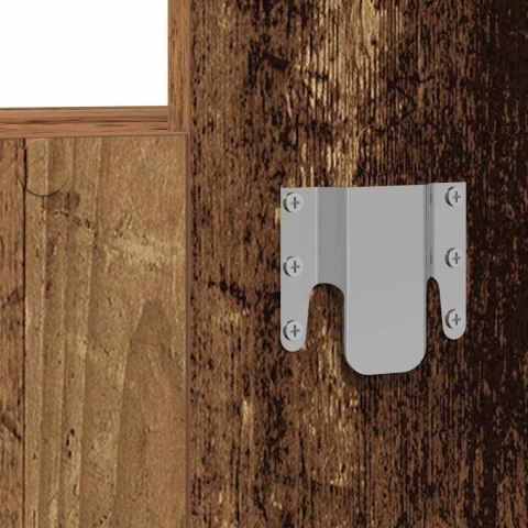 VidaXL Toaletka Brązowy 83 x 40 x 70 cm Materiał drewnopochodny