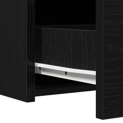 VidaXL Toaletka Czarny 100 x 40 x 70 cm Materiał drewnopochodny