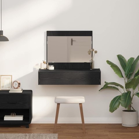 VidaXL Toaletka Czarny 83 x 40 x 70 cm Materiał drewnopochodny