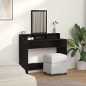 VidaXL Toaletka Czarny Dąb 100 x 41 x 140 cm Materiał drewnopochodny