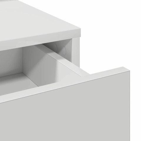 TOALETKA Z PÓŁKĄ BIAŁY 79X41X140CM