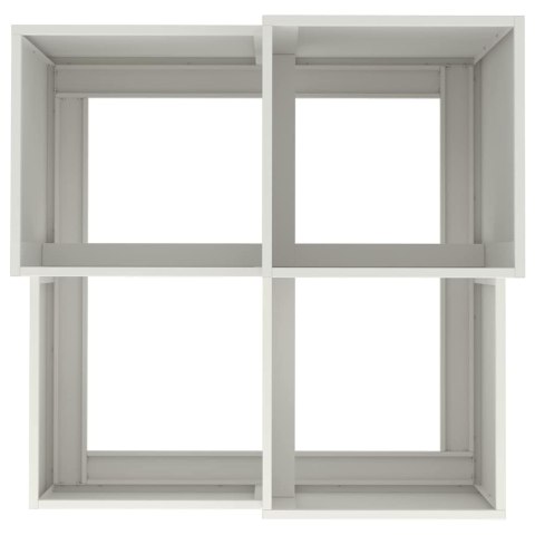 VidaXL Doniczka ogrodowa Biały 100 x 100 x 60 cm Stal