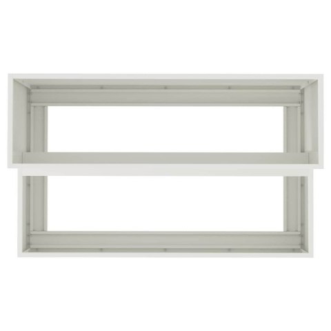 DONICZKA OGRODOWA BIAŁY 100X60X45CM STAL ZIMNOGIĘTA