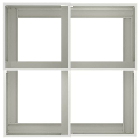 DONICZKA OGRODOWA BIAŁY 80X80X48CM STAL