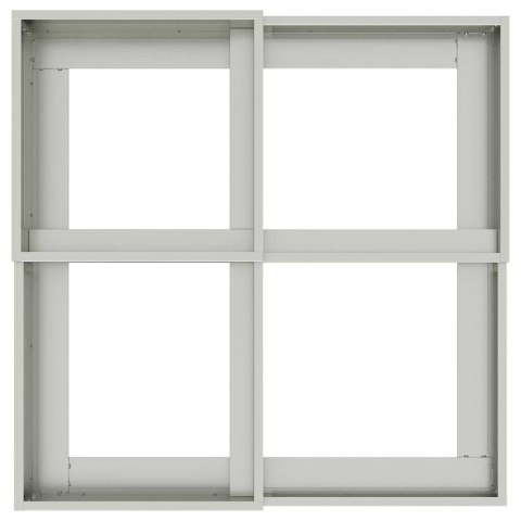 DONICZKA OGRODOWA SREBRNY 100X100X60CM STAL GALWANIZOWANA