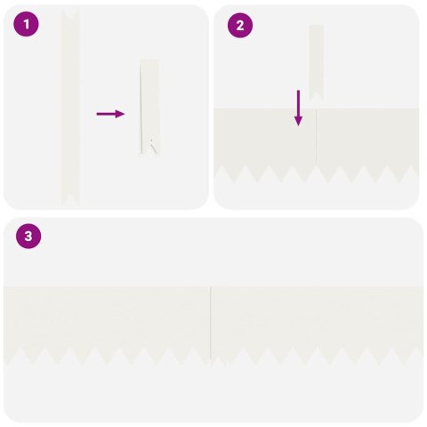 KRAWĘŻNIK DO TRAWNIKA 10 SZT BIAŁY 100X0.05X20CM