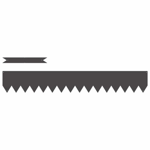 KRAWĘŻNIK DO TRAWNIKA 10 SZT CZARNY 100X0.05X20CM