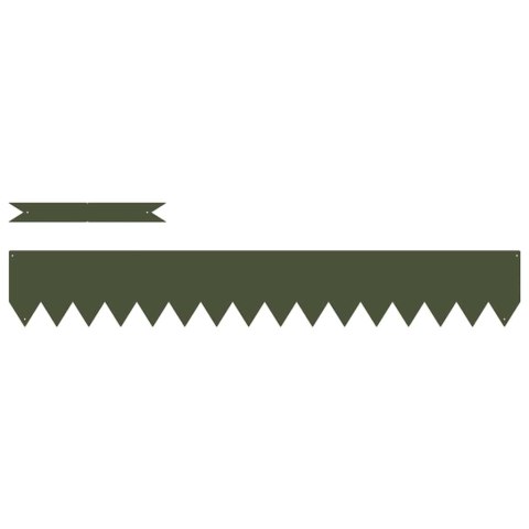 KRAWĘŻNIK DO TRAWNIKA 10 SZT ZIELONY OLIWKOWY