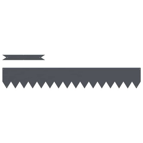 KRAWĘŻNIK DO TRAWNIKA 30 SZT ANTRACYT 100X0.05X20CM