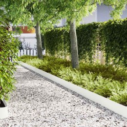 KRAWĘŻNIK DO TRAWNIKA 30 SZT BIAŁY 100X0.05X20CM