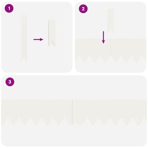 KRAWĘŻNIK DO TRAWNIKA 50 SZT BIAŁY 100X0.05X20CM