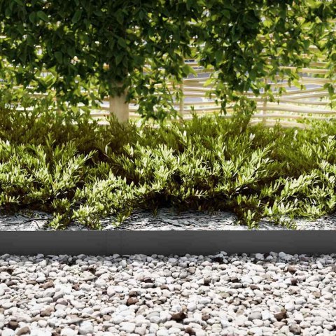 KRAWĘŻNIK DO TRAWNIKA 50 SZT CZARNY 100X0.05X20CM