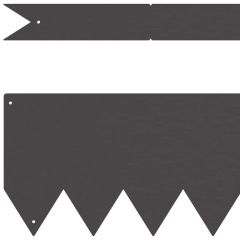 KRAWĘŻNIK DO TRAWNIKA 50 SZT CZARNY 100X0.05X20CM