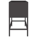 VidaXL Podwyższona doniczka ogrodowa Czarny 60 x 26 x 45 cm Stal