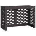 VidaXL Pokrywa do klimatyzatora Czarny 90 x 40 x 60 cm Stal