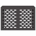 VidaXL Pokrywa do klimatyzatora Czarny 90 x 40 x 60 cm Stal