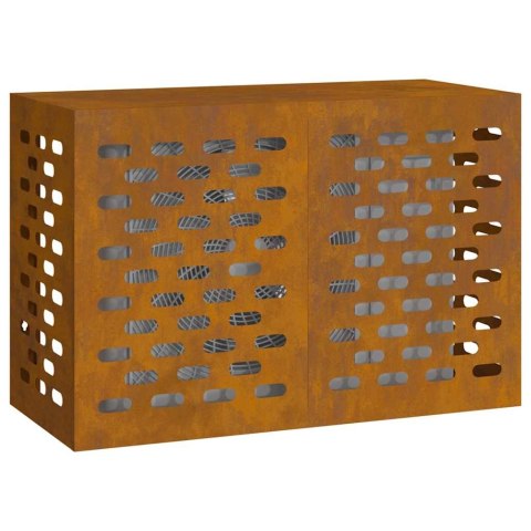 VidaXL Pokrywa do klimatyzatora Rdzawy 90 x 40 x 60 cm