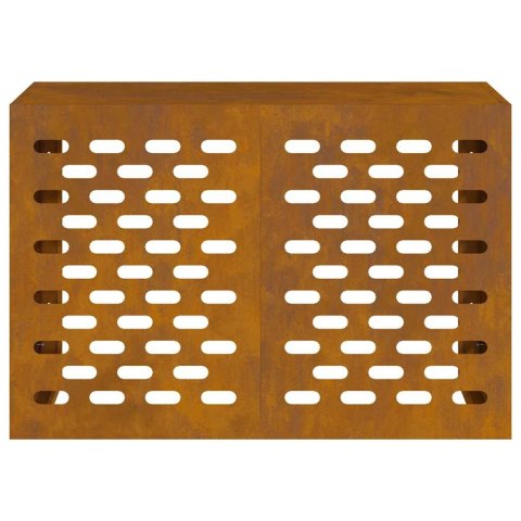 VidaXL Pokrywa do klimatyzatora Rdzawy 90 x 40 x 60 cm