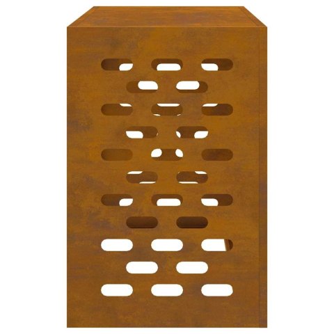 VidaXL Pokrywa do klimatyzatora Rdzawy 90 x 40 x 60 cm