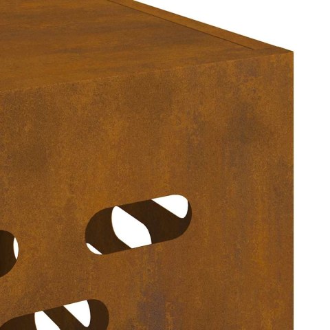 VidaXL Pokrywa do klimatyzatora Rdzawy 90 x 40 x 60 cm