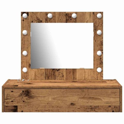 VidaXL Toaletka Brązowy 83 x 40 x 70 cm Materiał drewnopochodny