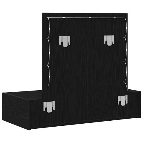 VidaXL Toaletka Czarny 83 x 40 x 70 cm Materiał drewnopochodny