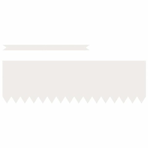 KRAWĘŻNIK DO TRAWNIKA 10 SZT BIAŁY 100X0.05X20CM