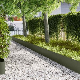 VidaXL Krawężnik do trawnika 10 pcs Zielony oliwkowy