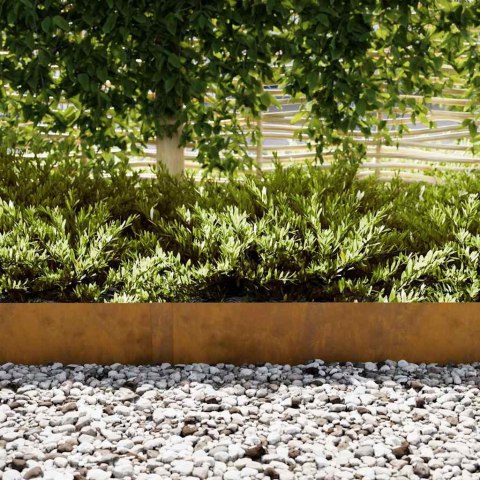 KRAWĘŻNIK DO TRAWNIKA 20 SZT BRĄZOWY 100X0.05X20CM