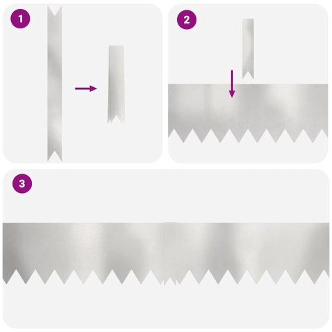 KRAWĘŻNIK DO TRAWNIKA 20 SZT SREBRNY 100X0.05X20CM