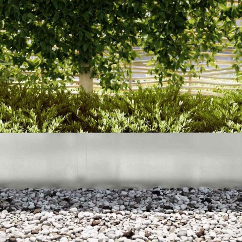 KRAWĘŻNIK DO TRAWNIKA 20 SZT SREBRNY 100X0.05X20CM