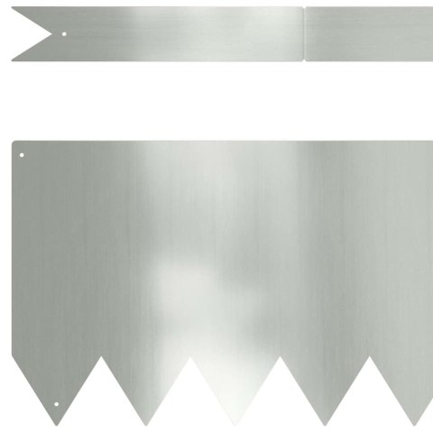 KRAWĘŻNIK DO TRAWNIKA 30 SZT SREBRNY 100X0.05X20CM