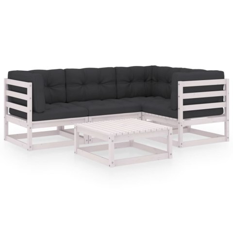 5-CZ. ZESTAW WYPOCZYNKOWY DO OGRODU Z PODUSZKAMI LITA SOSNA