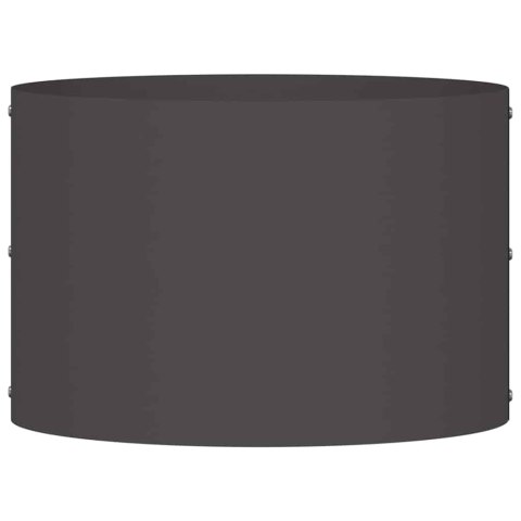 DONICE OGRODOWE 5 SZT CZARNY 30X30X20CM STAL