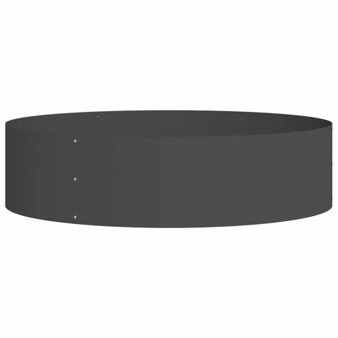 DONICZKA OGRODOWA 5 SZT CZARNY 80X80X20CM STAL ZIMNOGIĘTA